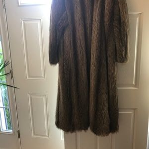 Full Length Raccoon Coat
